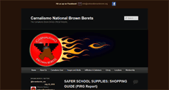 Desktop Screenshot of nationalbrownberets.org